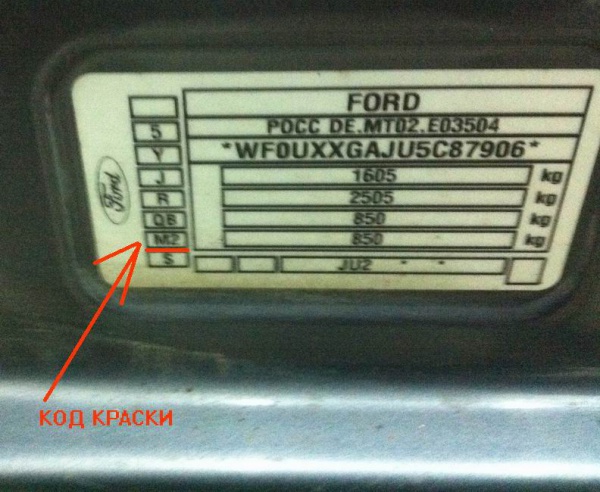 форд фокус 2 табличка с кодом краски. ford 2 3 big. форд фокус 2 табличка с кодом краски фото. форд фокус 2 табличка с кодом краски-ford 2 3 big. картинка форд фокус 2 табличка с кодом краски. картинка ford 2 3 big. В предыдущей статье www.drive2.ru/l/7853695/ я писал о покраске сколов при помощи набора для подкраски.Т.к. у некоторых возникли вопросы где его взять и вообще как заказать, то я решил выложить коды.