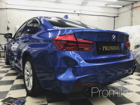 Бампер задний ремонт заднего бампера на авто BMW